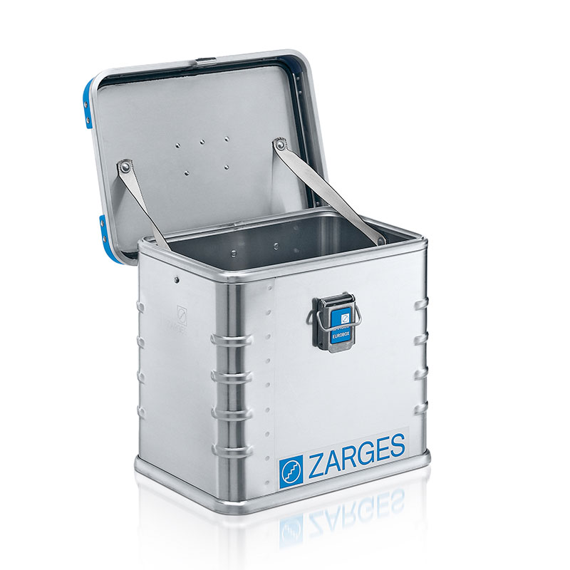 Caisse Aluminium ZARGES Eurobox - 800x400x40 Mm - Boîte étanche & Durable Pour Stockage Et Transport